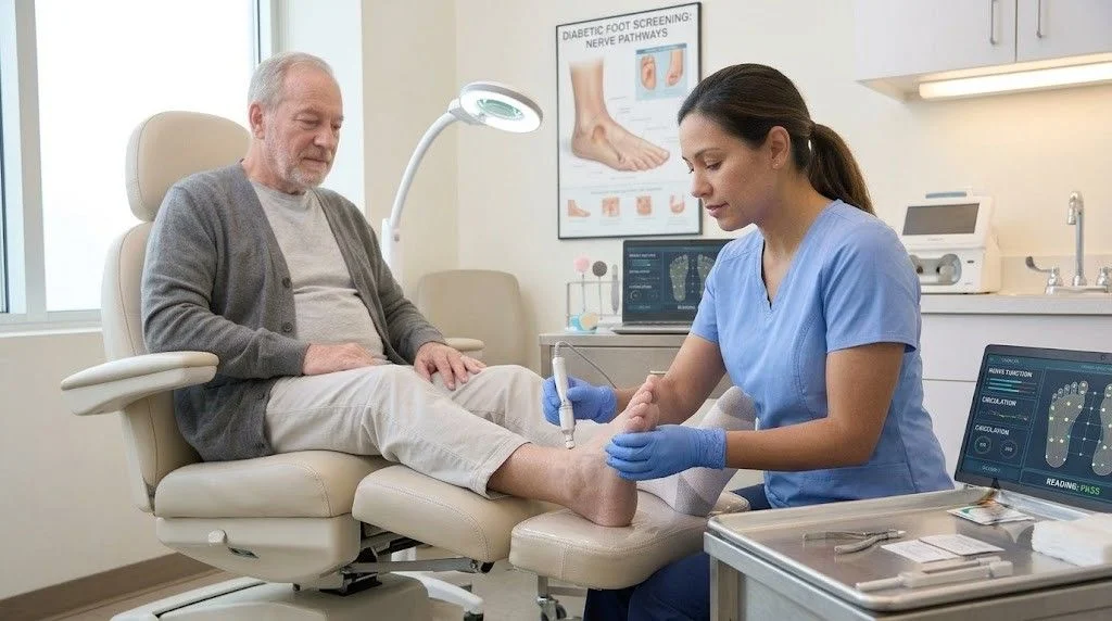 Diabetic Foot Screening at 14Steps Diabetic Foot Center